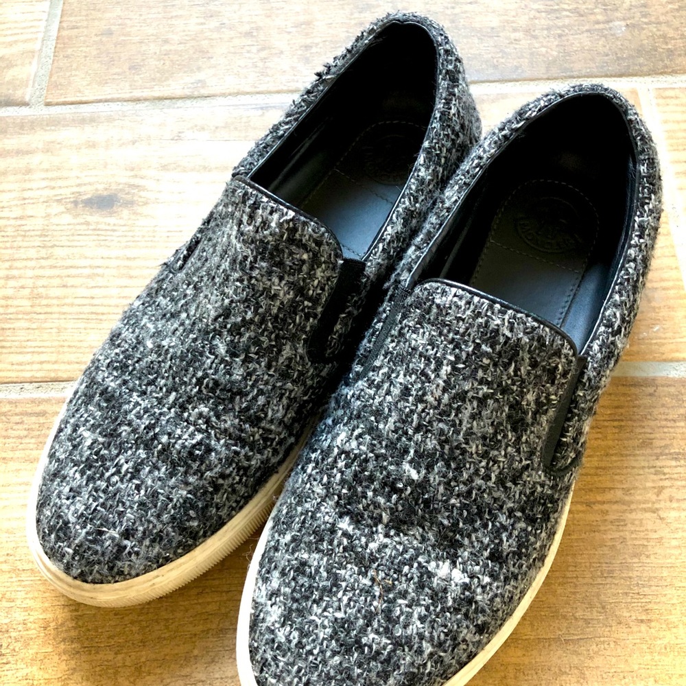 Moncler Tweed Pattern Sneakers